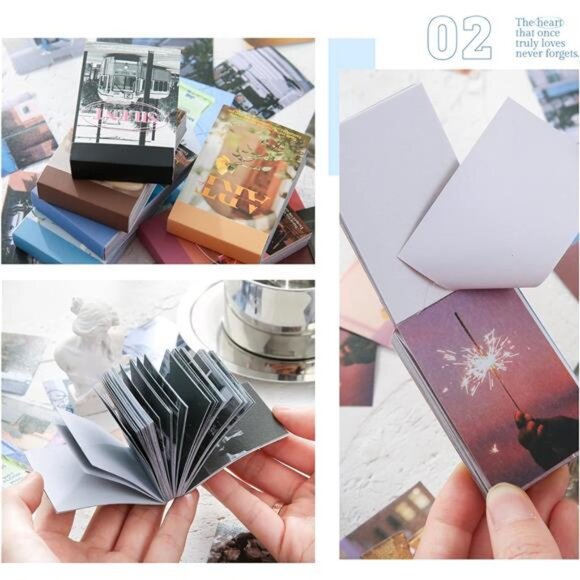 6 Sets 300Pcs Washi Stickers Book for Journaling,Daily Scenery Life Stuff Travel - Picture 5 of 7